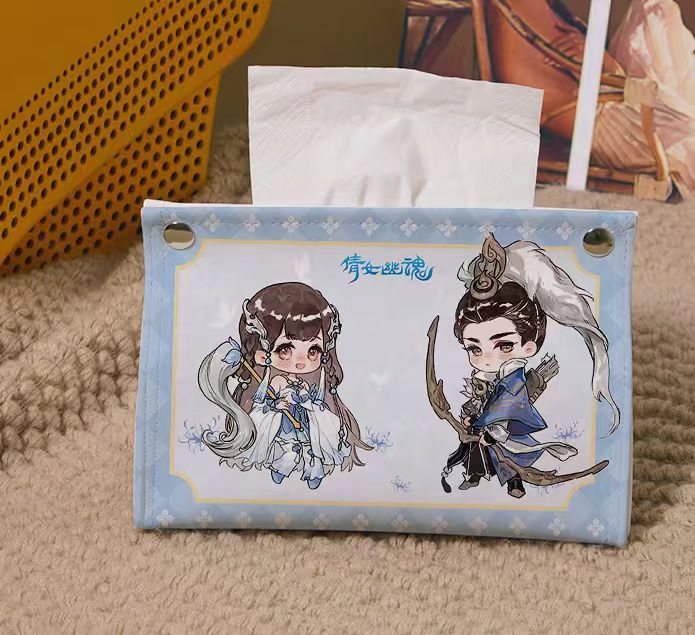 A Chinese Ghost Story pink tissue box merchandise design