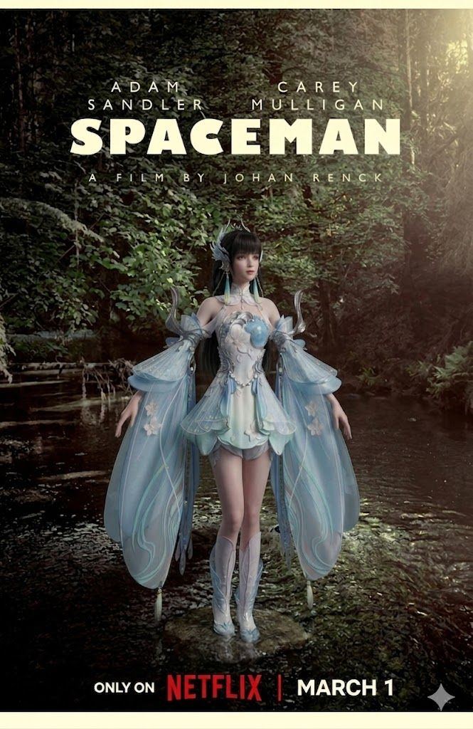 Space campaign poster featuring a female Physician character from A Chinese Ghost Story