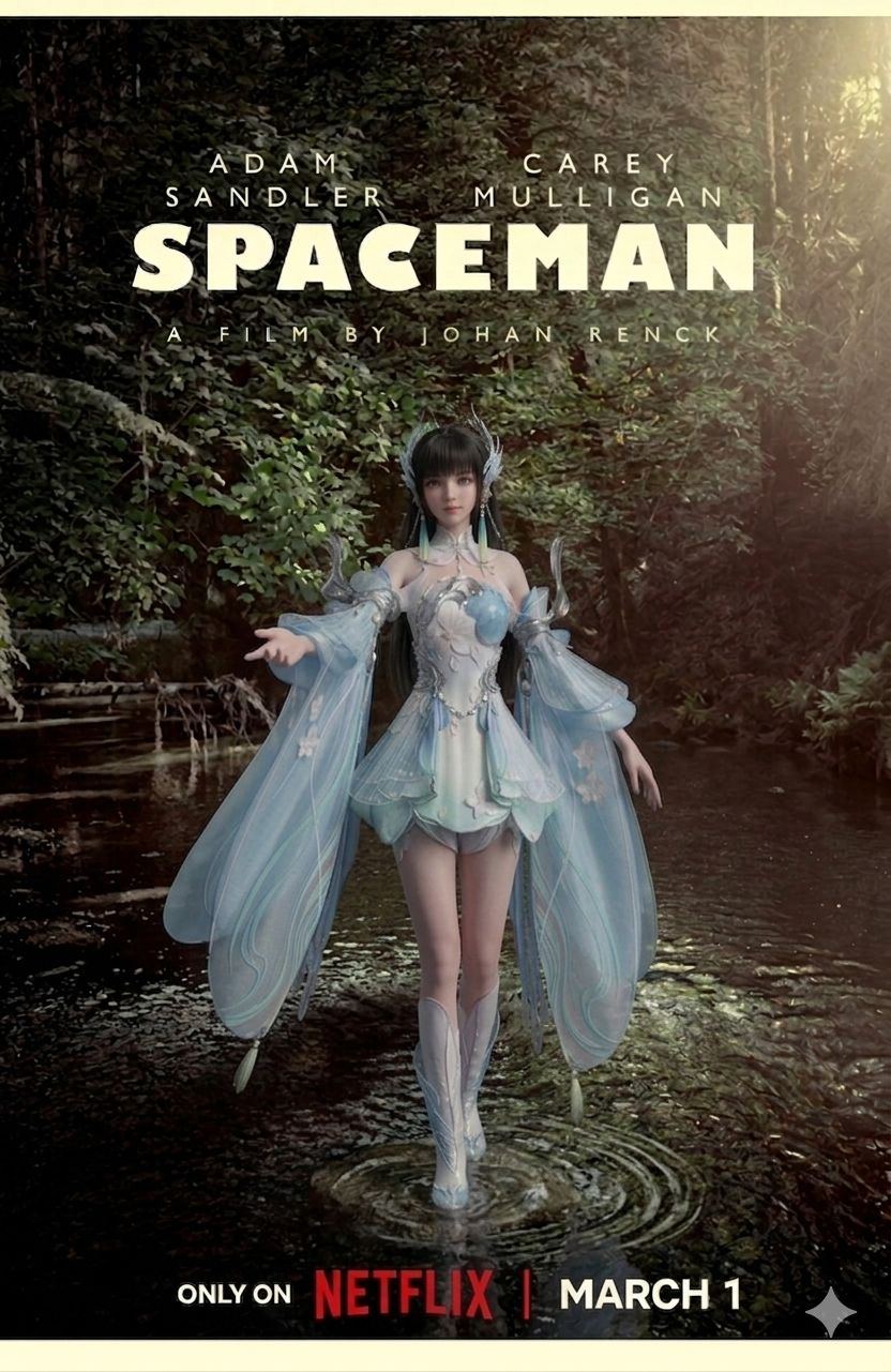 Space campaign poster featuring a female Physician character from A Chinese Ghost Story