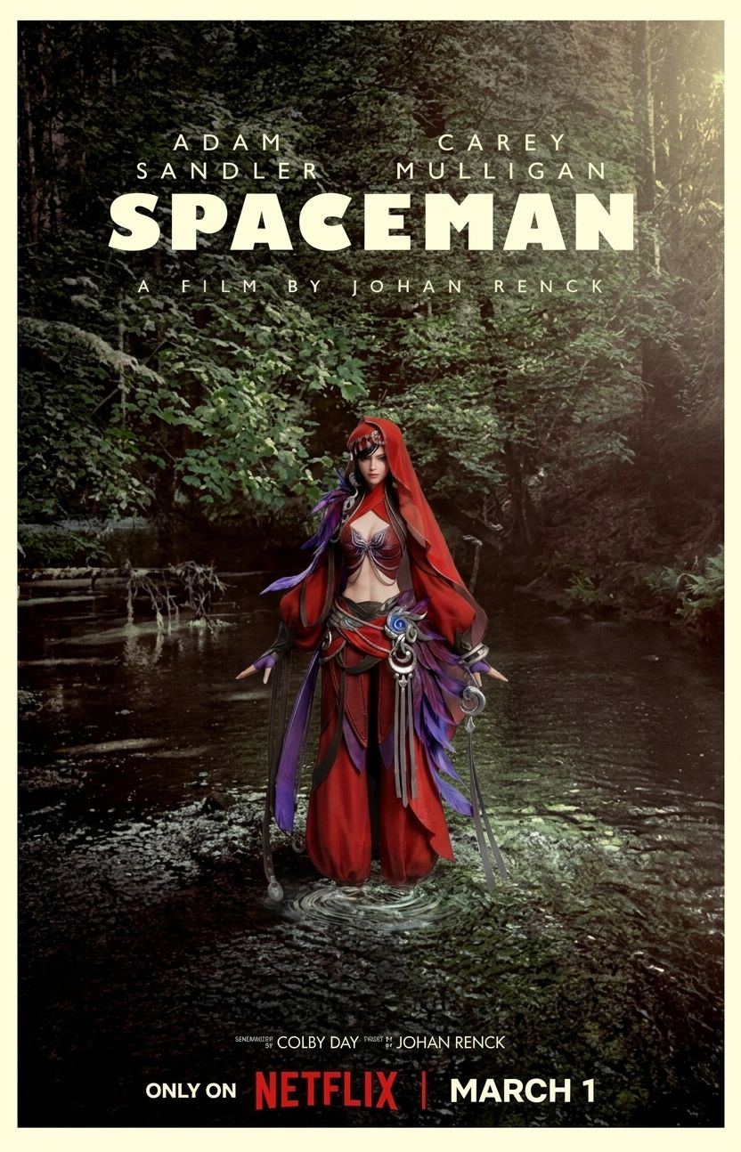 Space campaign poster featuring a female Mystic character from A Chinese Ghost Story