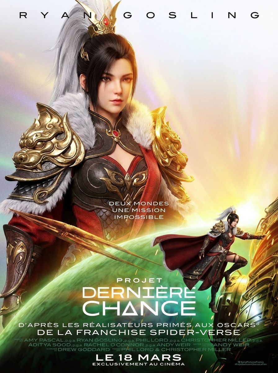 Space campaign poster featuring a female Guardian character from A Chinese Ghost Story