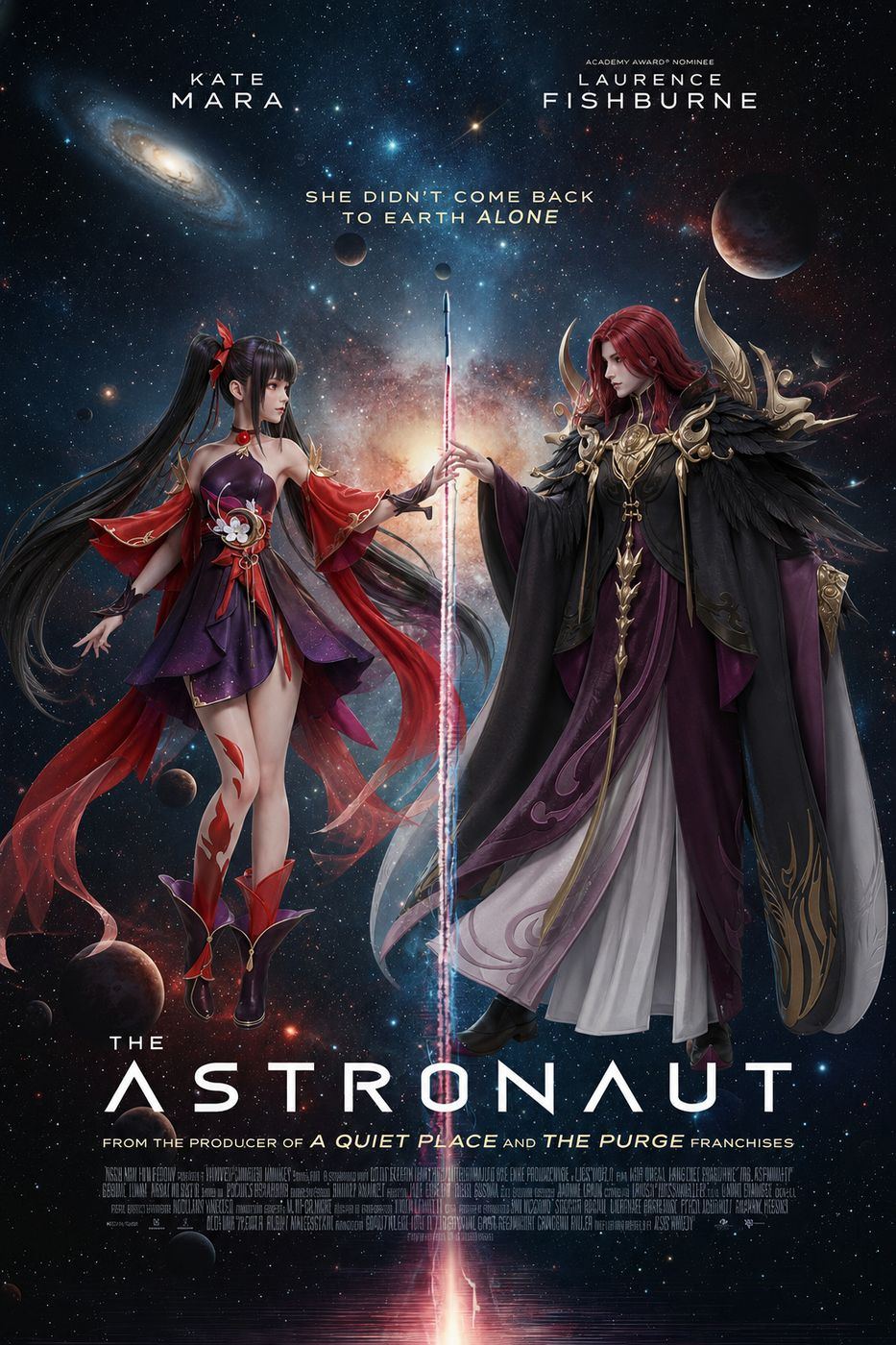 Space campaign poster featuring a Mystic dual-character composition character from A Chinese Ghost Story